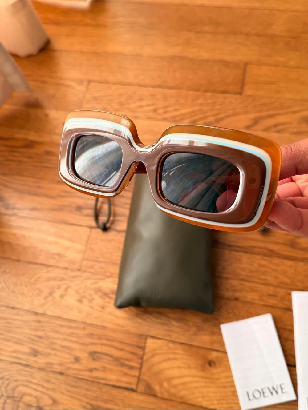 LOEWE × Paula's Ibiza 47MM Rectangular Sunglasses